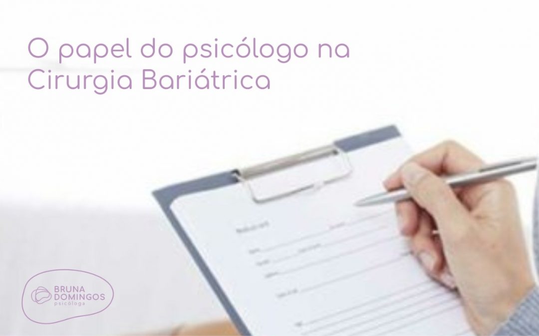 O papel do psicólogo na cirurgia bariátrica